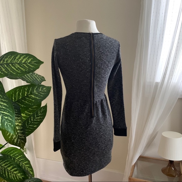 TOPSHOP Tweed Sweater Dress - Picture 3 of 10